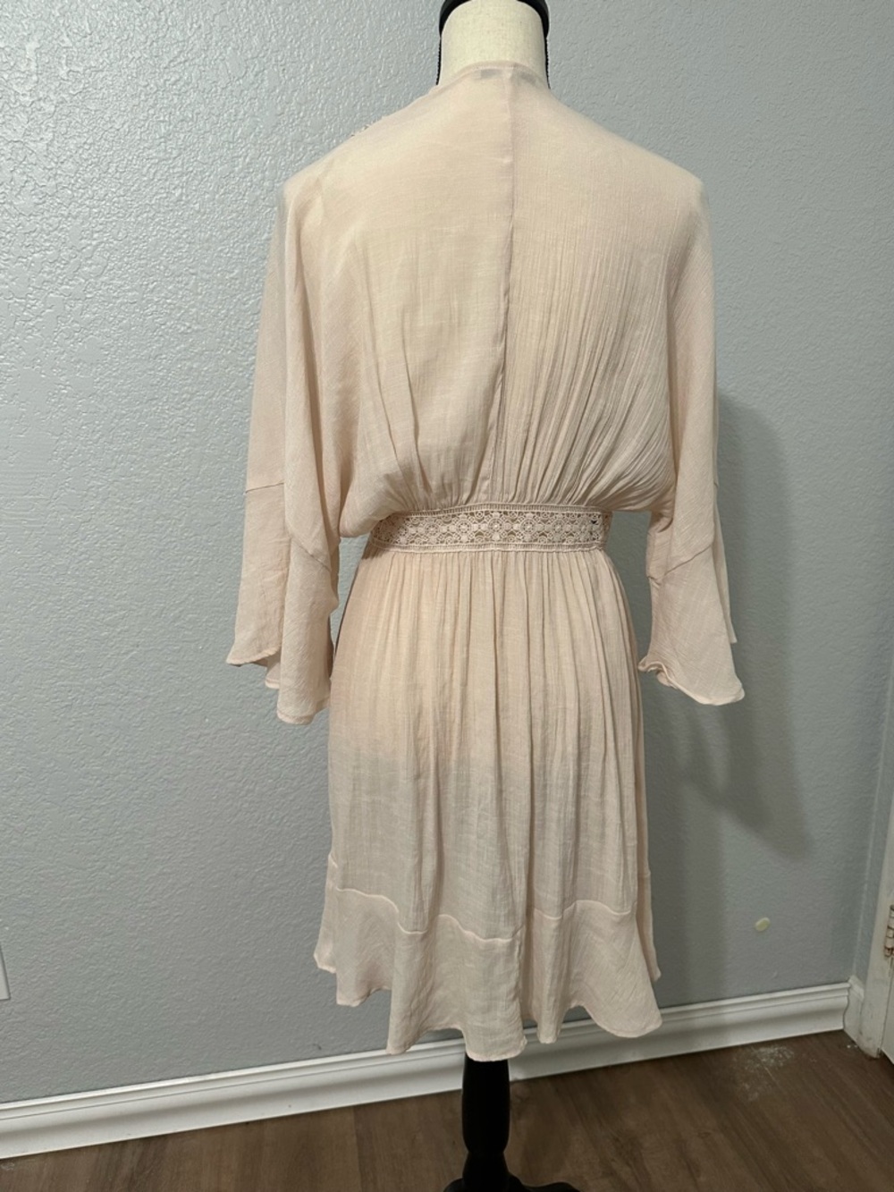Love Tree Womens Size S Kimono Duster Cover Up Lace Resortwear Beachy Coastal - Picture 6 of 12